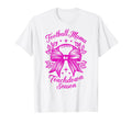 Womens Moms Coquette Bow Football Lover T-Shirt - Graphic Print Men Women - T-Shirt, Sweatshirt, Hoodie