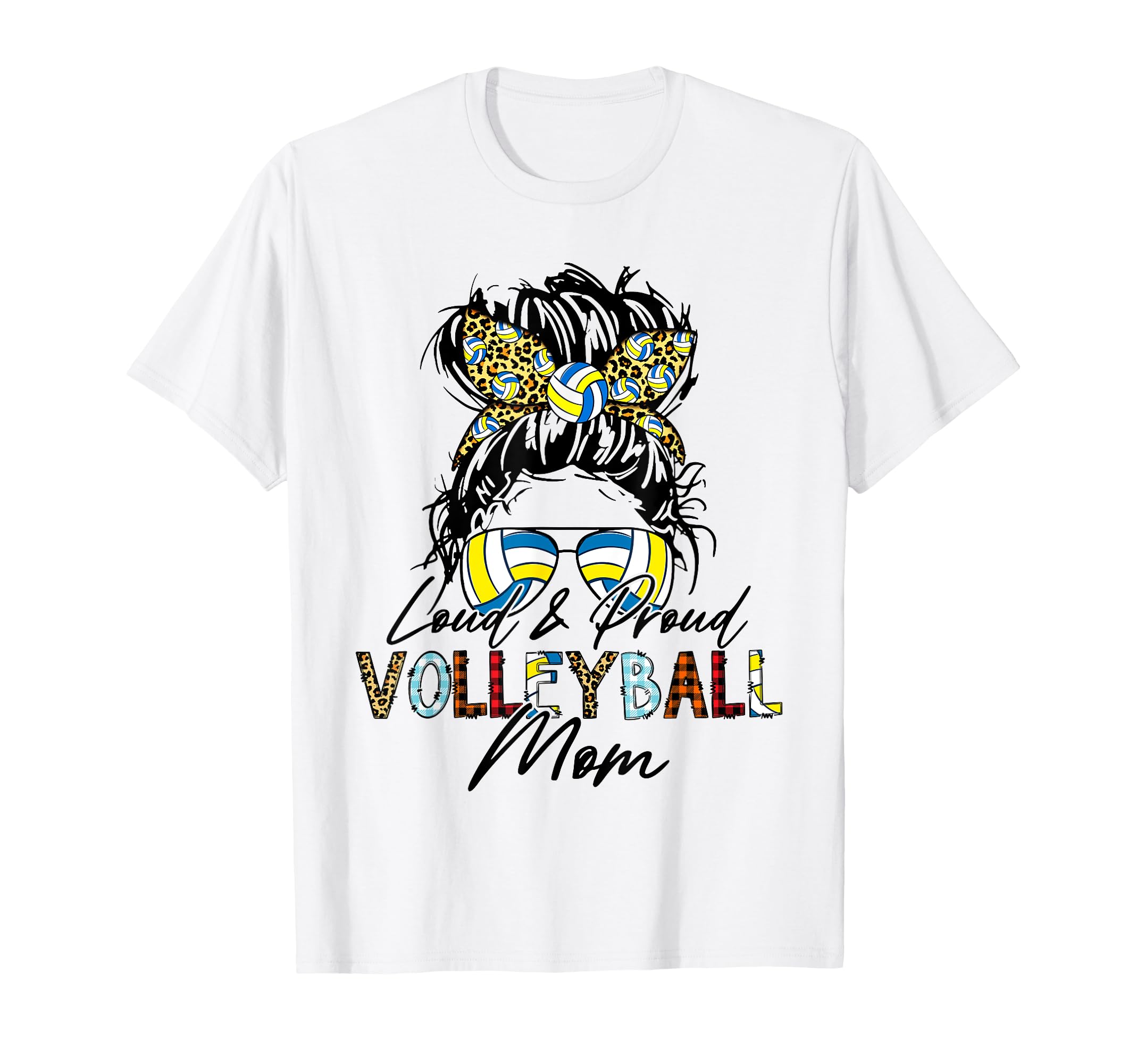 Loud And Proud Volleyball Mom Bleached T-Shirt - Streetwear Style Unisex - T-Shirt, Sweatshirt, Hoodie