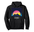 Ohio Mountain Grid 80S 90S Aesthetic Hoodie - Aesthetic Graphic Men Women - T-Shirt, Sweatshirt, Hoodie