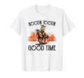 Rootin Tootin Good Time Western T-Shirt - Fun Novelty Design for Adults - T-Shirt, Sweatshirt, Hoodie