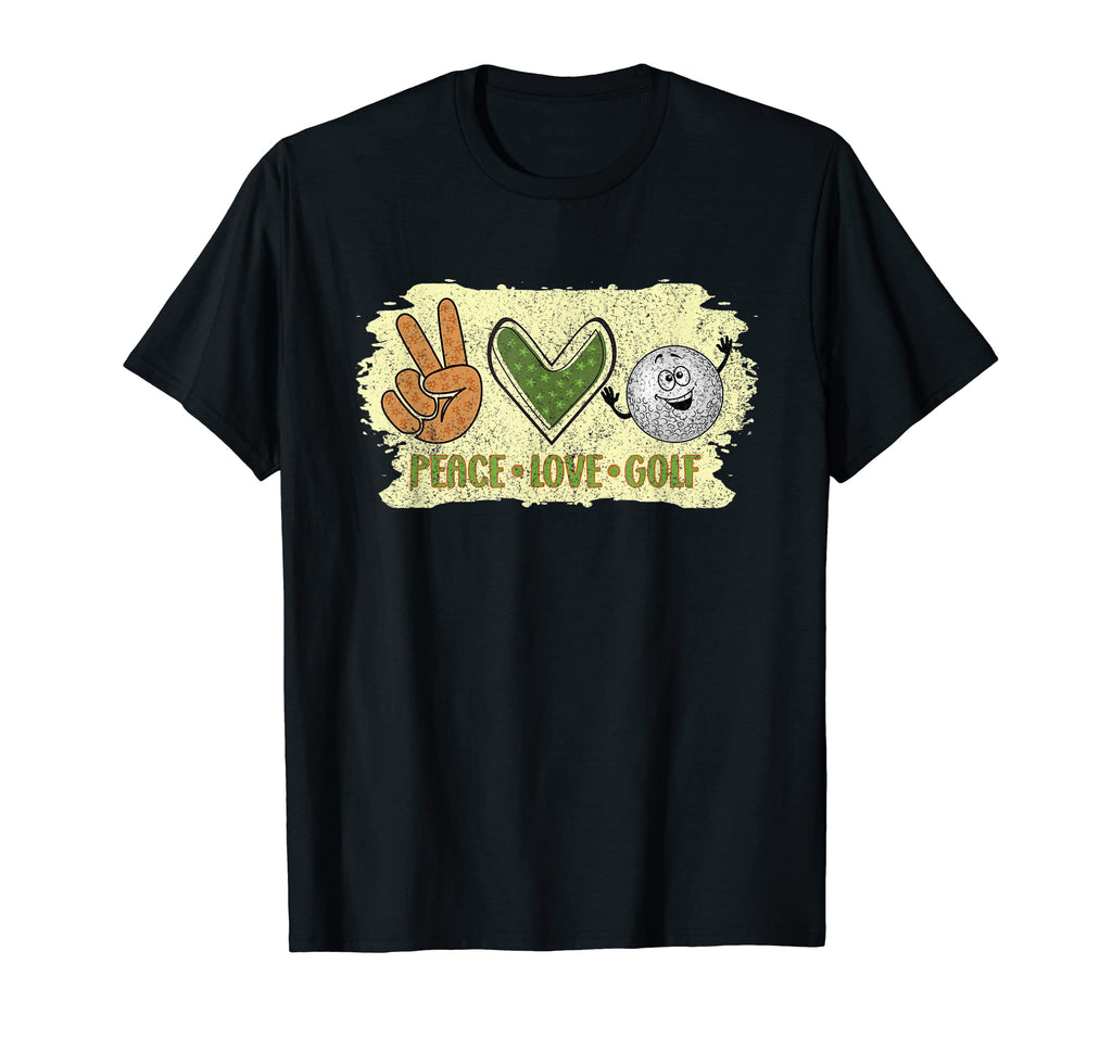 Peace Love Golf T-Shirt - Graphic Print Men Women - T-Shirt, Sweatshirt, Hoodie