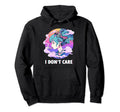 Aesthetic Vaporwave I Dont Care Hoodie - Aesthetic Graphic for Adults - T-Shirt, Sweatshirt, Hoodie