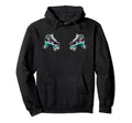 80S Rollerskates Boobs Rollergirl Quad Hoodie - Graphic Print Men Women - T-Shirt, Sweatshirt, Hoodie