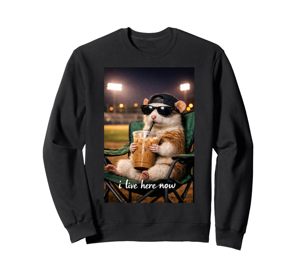 Funny Mice Ballfield Baseball Sweatshirt - Aesthetic Graphic for Adults - T-Shirt, Sweatshirt, Hoodie