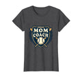 Mom Coach Approved Baseball Moms T-Shirt - Minimalist Print Men Women - T-Shirt, Sweatshirt, Hoodie