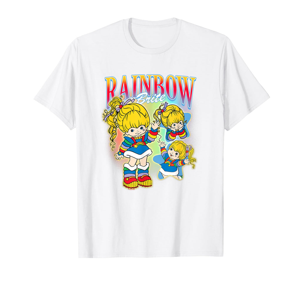 Rainbow Brite Happy Brite Chest T-Shirt - Unique Graphic Unisex - T-Shirt, Sweatshirt, Hoodie