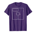 Floppy Disk Disc 5 25 70S 80S Tech Disk T-Shirt - Trendy Graphic Men Women - T-Shirt, Sweatshirt, Hoodie