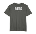 Bbq Ribs Distressed Weathered Barbecue T-Shirt - Custom Art Print Men Women - T-Shirt, Sweatshirt, Hoodie