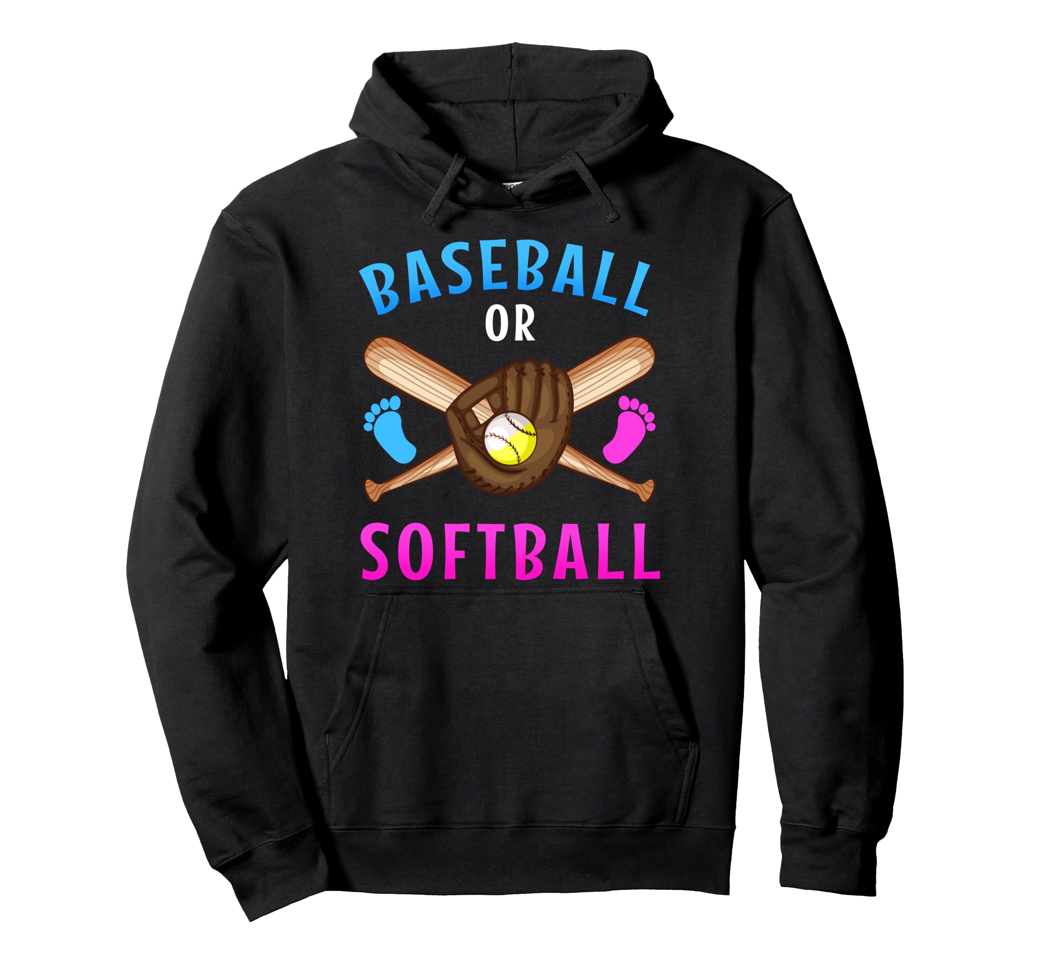Baseball Or Softball Biggest Fan Family Hoodie - Trendy Graphic Unisex - T-Shirt, Sweatshirt, Hoodie