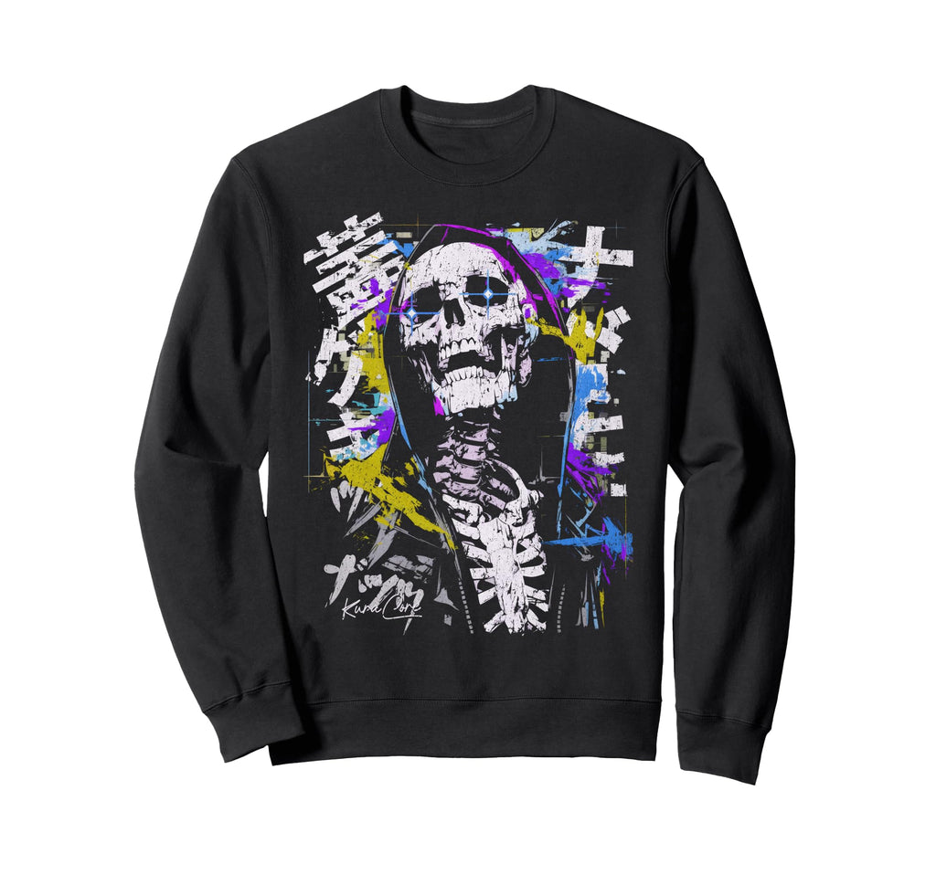 Japanese Streetwear Cyberpunk Y2K Sweatshirt - Trendy Graphic for Adults - T-Shirt, Sweatshirt, Hoodie