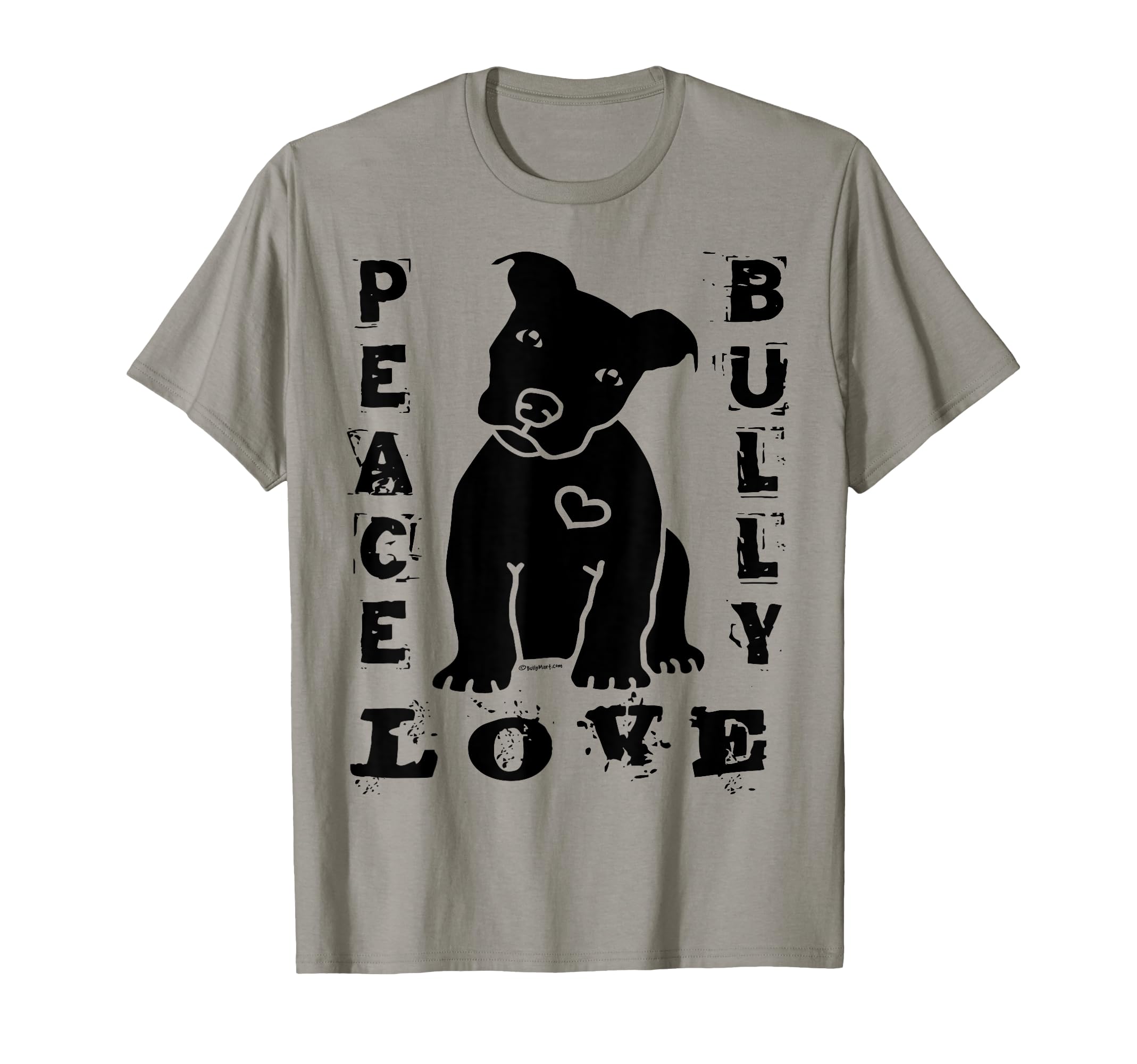 Pitbull Love Peace Love Bully T-Shirt - Trendy Graphic for Adults - T-Shirt, Sweatshirt, Hoodie