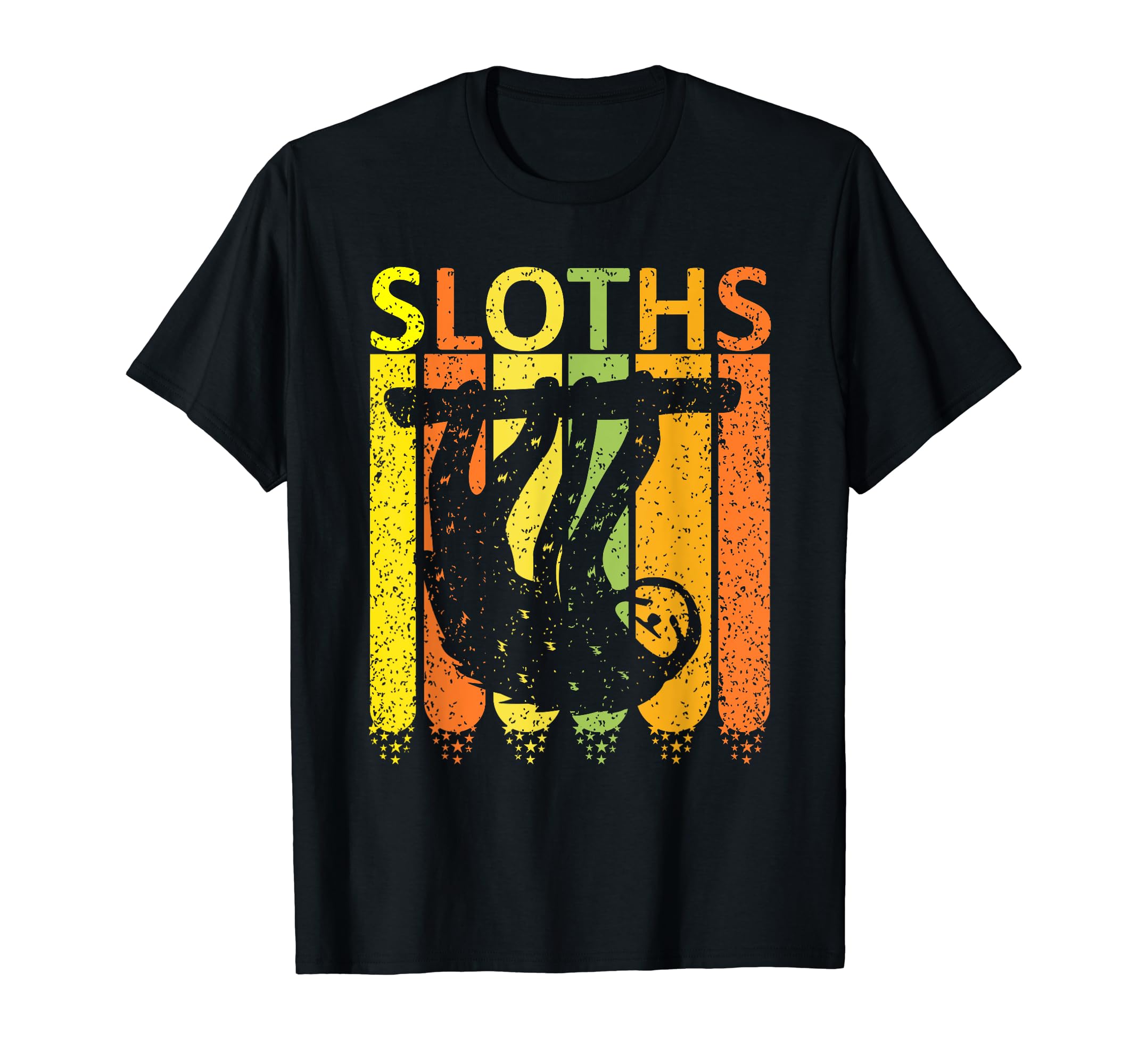 Distressed Sloths Gift T-Shirt - Unique Graphic Unisex - T-Shirt, Sweatshirt, Hoodie