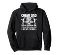 Cheer Dad Funny Fathers Day Hoodie - Fun Novelty Design for Adults - T-Shirt, Sweatshirt, Hoodie