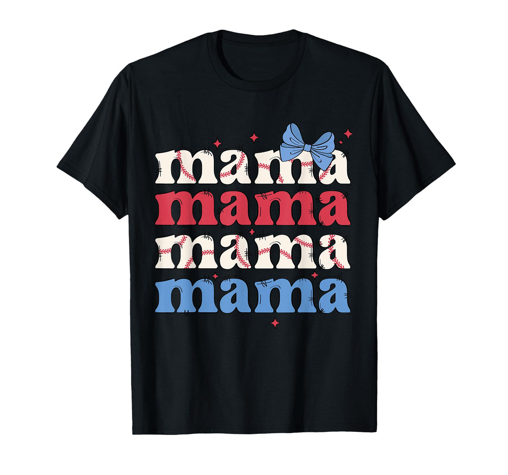 Coquette American Baseball Fan Mom T-Shirt - Aesthetic Graphic Men Women - T-Shirt, Sweatshirt, Hoodie
