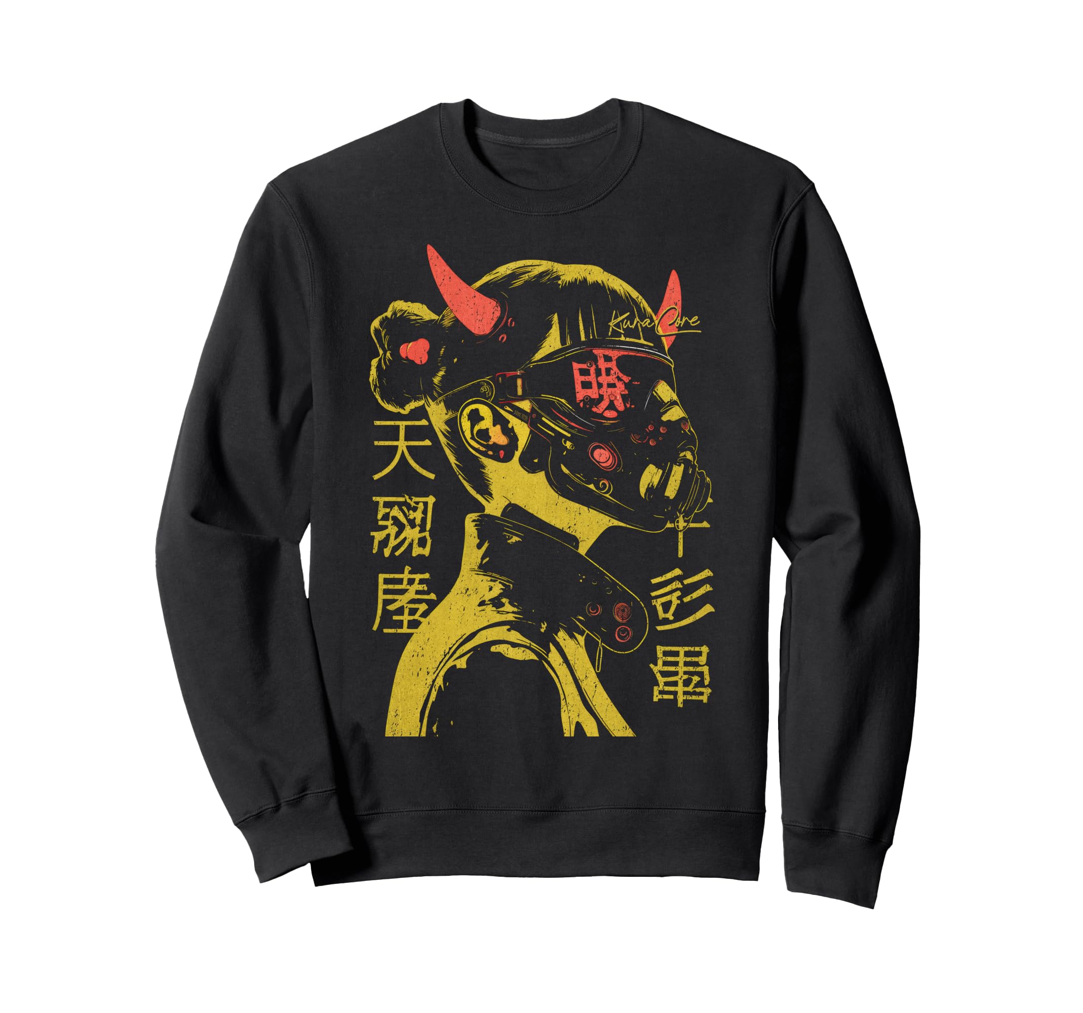 Japanese Streetwear Cyberpunk Y2K Sweatshirt - Unique Graphic Unisex - T-Shirt, Sweatshirt, Hoodie