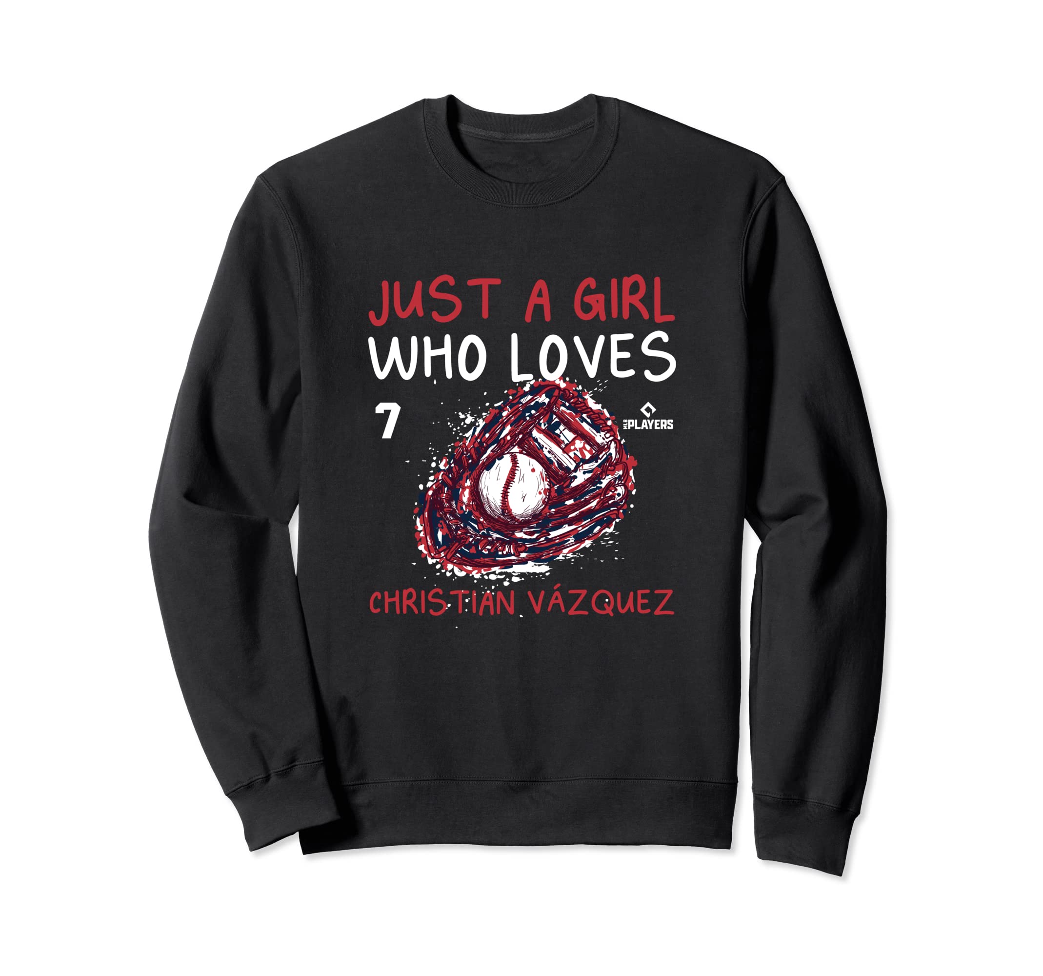 Who Loves Christian Vazquez Funny Sweatshirt - Minimalist Print Men Women - T-Shirt, Sweatshirt, Hoodie