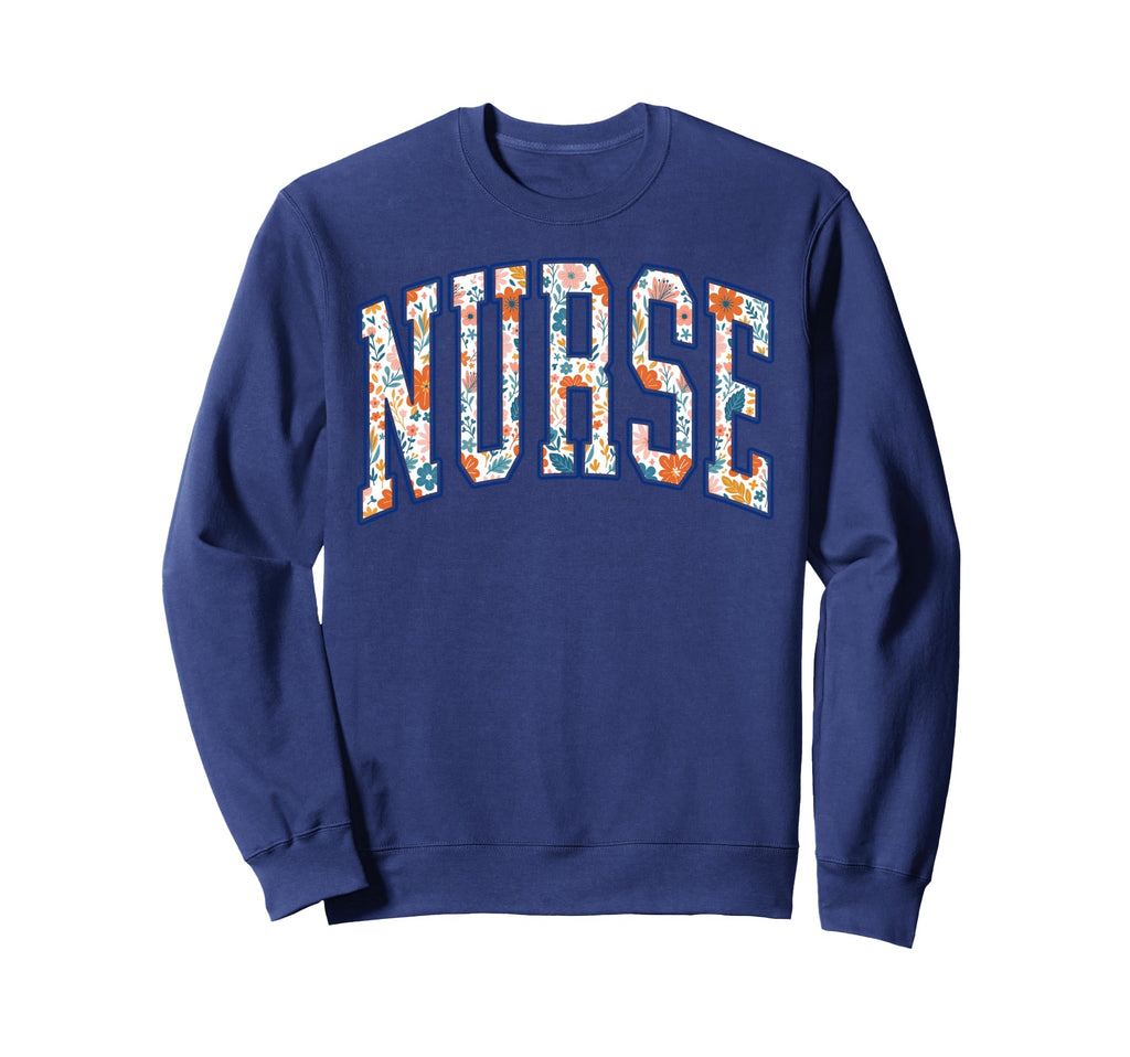 Floral Rn Nurse Boho Doctor Sweatshirt - Streetwear Style for Adults - T-Shirt, Sweatshirt, Hoodie