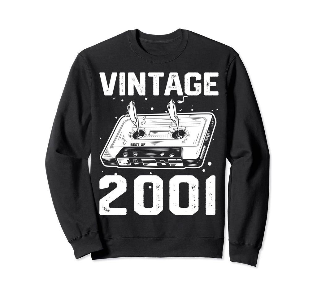 Birthday Best 2001 Bday 2001 Sweatshirt - Unique Graphic for Adults - T-Shirt, Sweatshirt, Hoodie