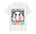Baseball Sister Softball Groovy T-Shirt - Aesthetic Graphic for Adults - T-Shirt, Sweatshirt, Hoodie