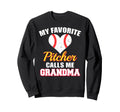 My Favorite Pitcher Calls Me Grandma Sweatshirt - Minimalist Print Unisex - T-Shirt, Sweatshirt, Hoodie