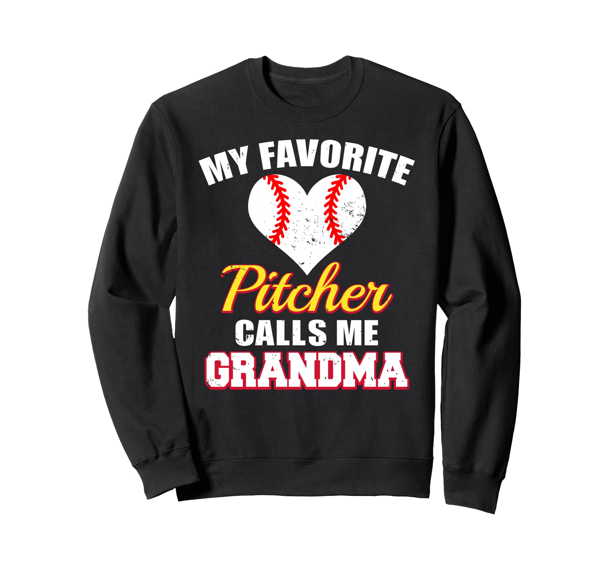 My Favorite Pitcher Calls Me Grandma Sweatshirt - Minimalist Print Unisex - T-Shirt, Sweatshirt, Hoodie