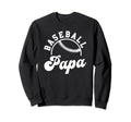 Baseball Papa Matching Baseball Sweatshirt - Novelty Apparel for Adults - T-Shirt, Sweatshirt, Hoodie