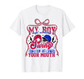 My My Might Not Always Swing Baseball Mama T-Shirt - Novelty Apparel Unisex - T-Shirt, Sweatshirt, Hoodie