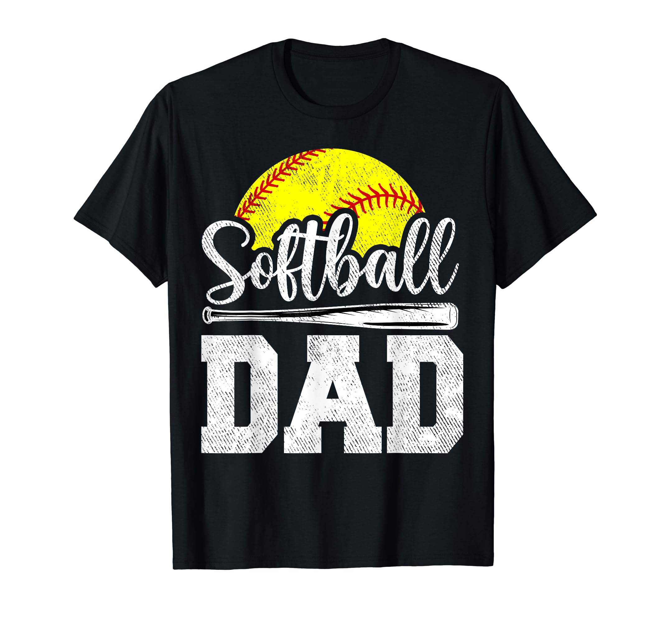Softball Dad Softball Player Game Day T-Shirt - Unique Graphic Unisex - T-Shirt, Sweatshirt, Hoodie