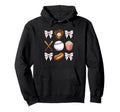 Baseball Mom Coquette Mothers Day Hoodie - Unique Graphic Men Women - T-Shirt, Sweatshirt, Hoodie