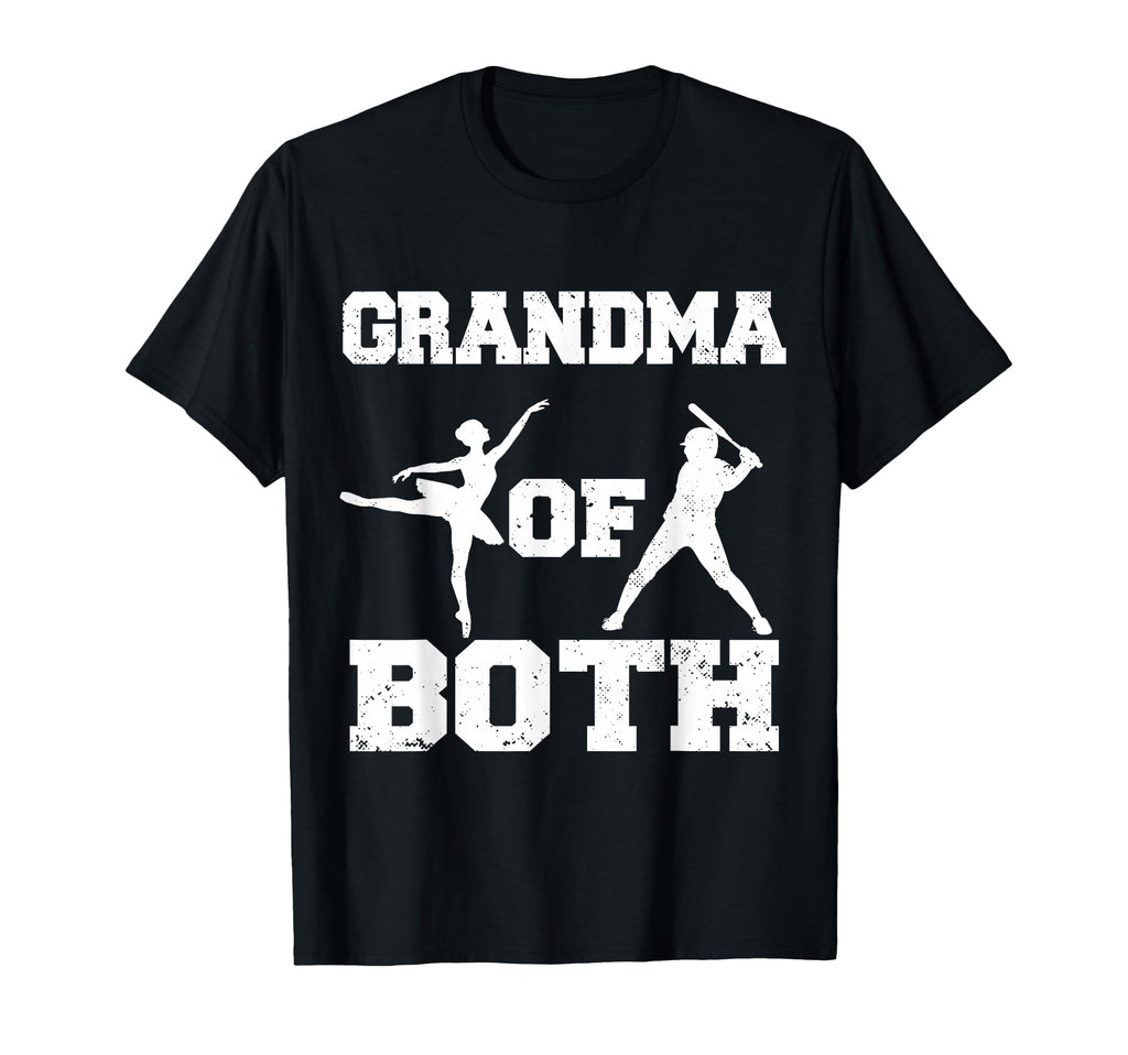 Grandma Both Ballet Baseball Funny T-Shirt - Custom Art Print for Adults - T-Shirt, Sweatshirt, Hoodie