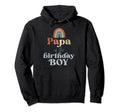 Papa Birthday Boho Rainbow Party Supplies Hoodie - Unique Graphic Unisex - T-Shirt, Sweatshirt, Hoodie