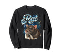 Rat 90S Funny Rat 80S Rodents Lover Sweatshirt - Streetwear Style Unisex - T-Shirt, Sweatshirt, Hoodie