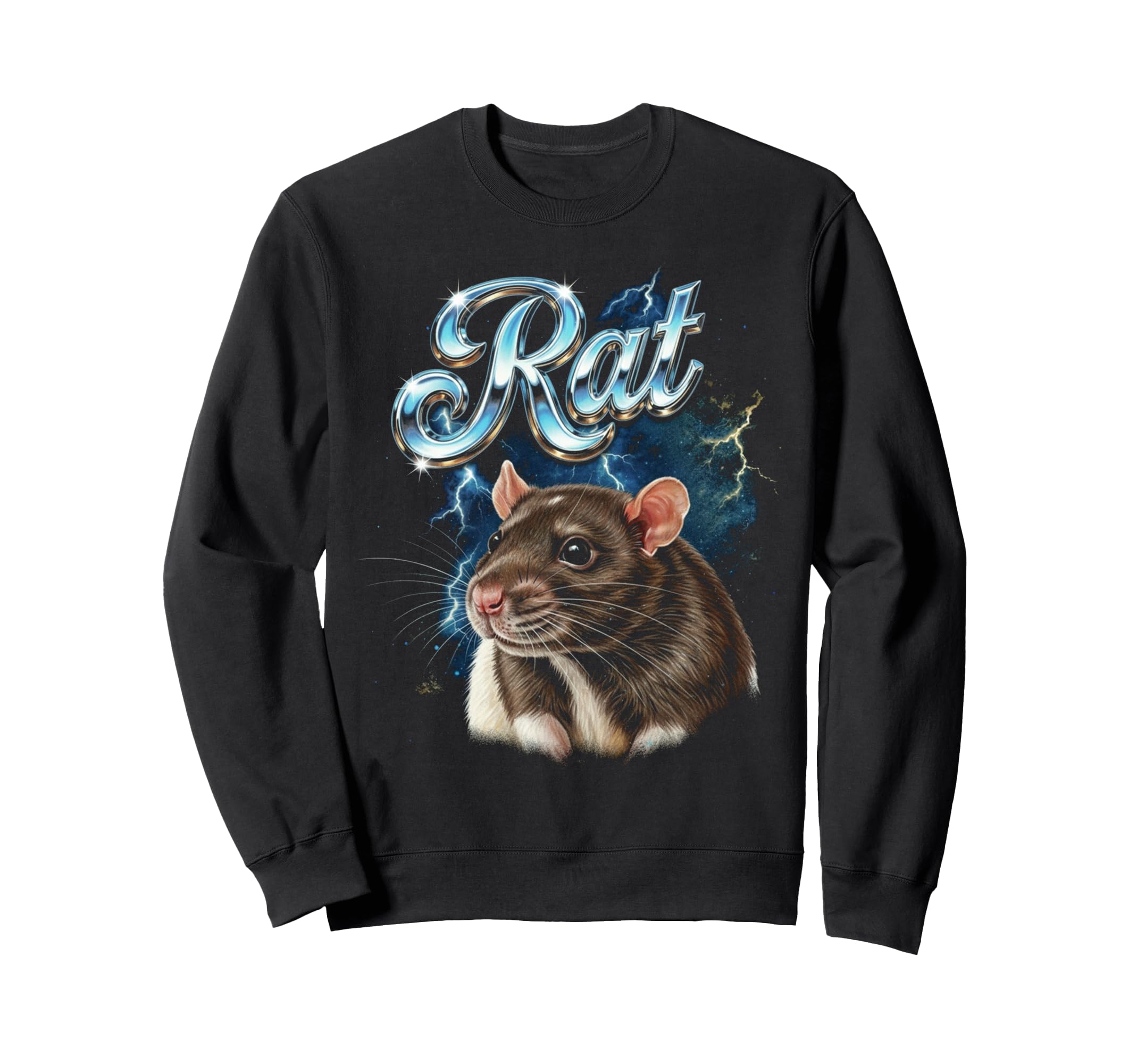 Rat 90S Funny Rat 80S Rodents Lover Sweatshirt - Streetwear Style Unisex - T-Shirt, Sweatshirt, Hoodie
