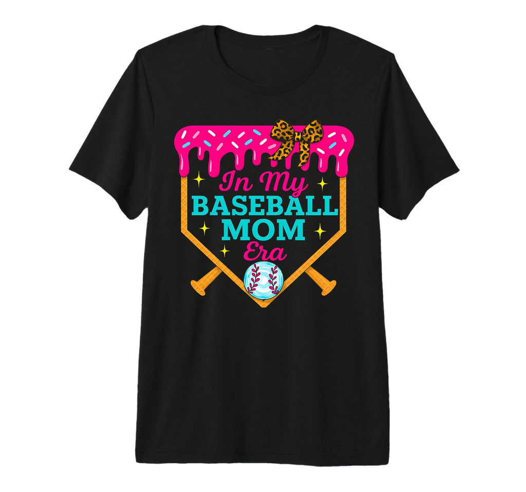 My Baseball Mama Era Ice Cream Drip T-Shirt - Novelty Apparel Men Women - T-Shirt, Sweatshirt, Hoodie