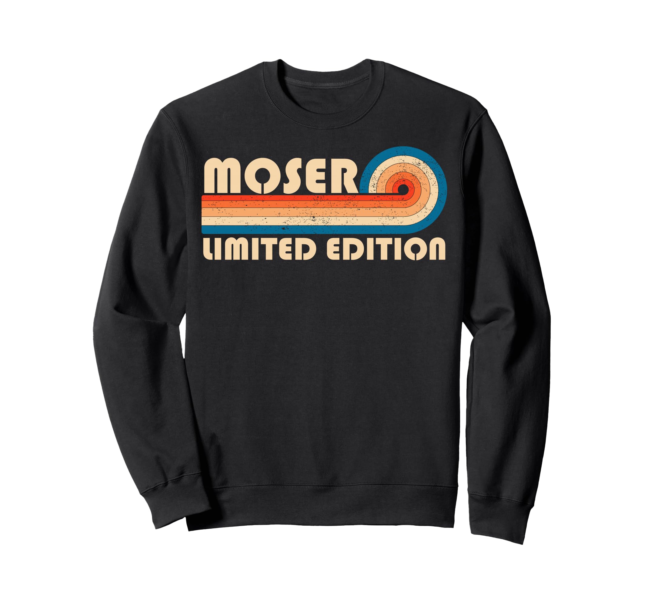 Moser 70S 80S Sunset Stripe Sweatshirt - Fun Novelty Design Men Women - T-Shirt, Sweatshirt, Hoodie