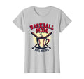 Baseball Mom Fuel Needed Funny Sports T-Shirt - Casual Everyday Wear Unisex - T-Shirt, Sweatshirt, Hoodie
