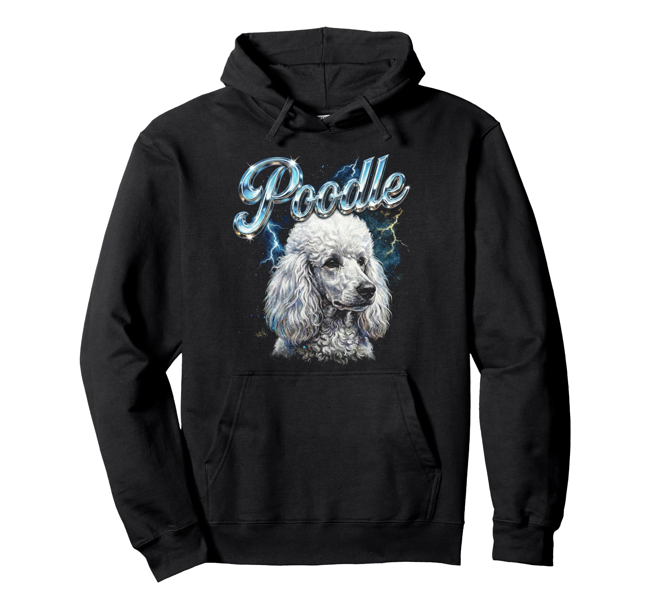 Poodle 90S Dog Lover 80S Poodle Dog Mom Hoodie - Trendy Graphic for Adults - T-Shirt, Sweatshirt, Hoodie
