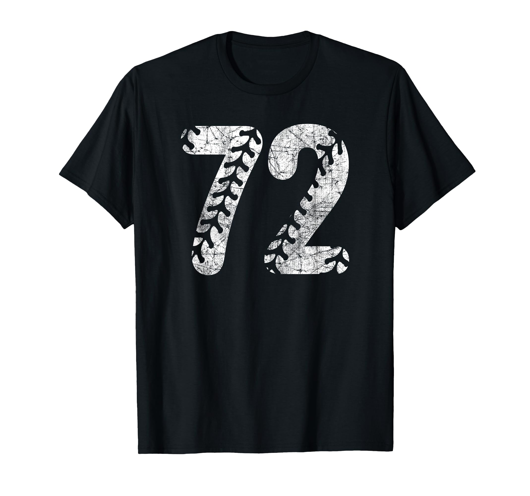 Baseball Softball Mom 72 Number 72 T-Shirt - Fun Novelty Design Unisex - T-Shirt, Sweatshirt, Hoodie