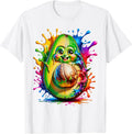 Colorful Avocado Cartoon Rainbow Color Splash - Adult & Kids T-Shirts, Sweatshirts & Hoodies apparel design preview 1