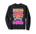Groovy Hippie Music Peace Love Sweatshirt - Fun Novelty Design for Adults - T-Shirt, Sweatshirt, Hoodie