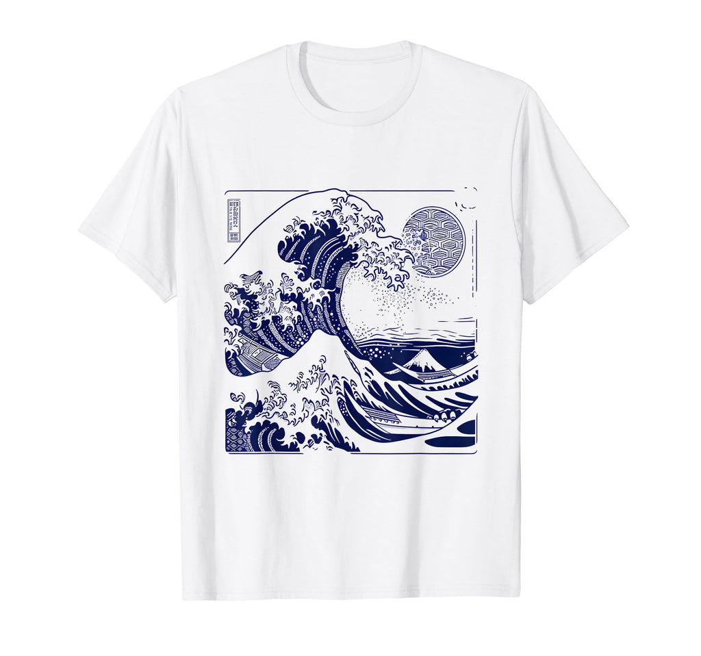 Kanagawa Wave Japanese T-Shirt - Novelty Apparel Unisex - T-Shirt, Sweatshirt, Hoodie