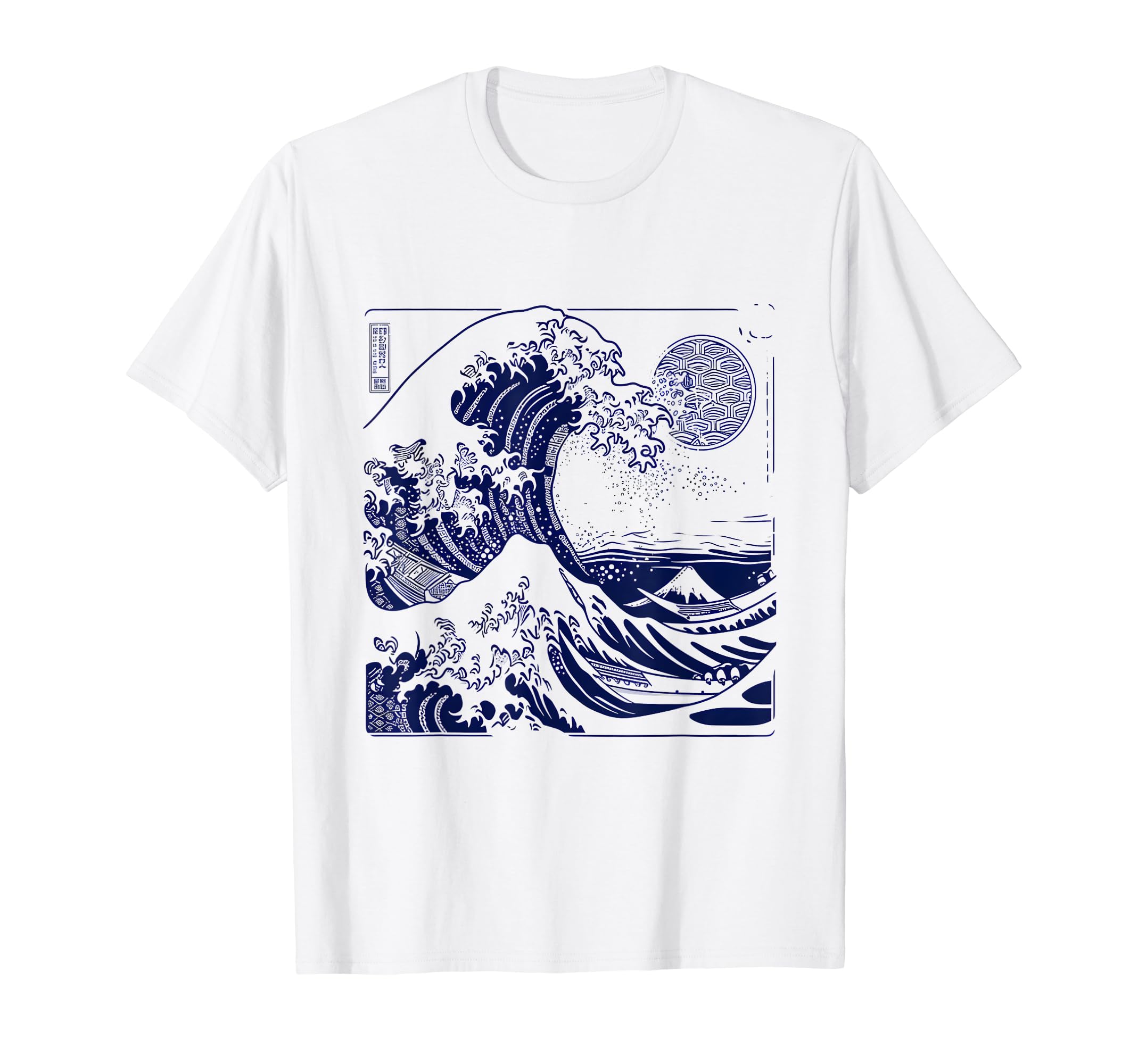 Kanagawa Wave Japanese T-Shirt - Novelty Apparel Unisex - T-Shirt, Sweatshirt, Hoodie