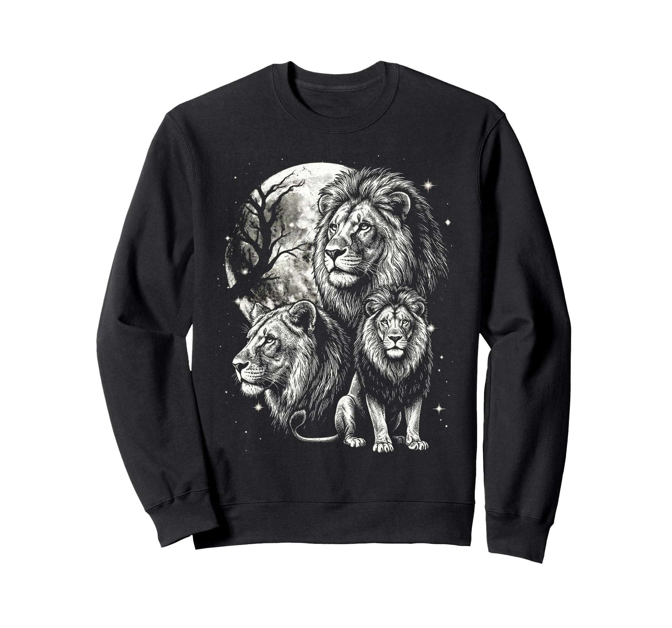 Lion 90S Aesthetic Y2K Lion Sweatshirt - Aesthetic Graphic Men Women - T-Shirt, Sweatshirt, Hoodie