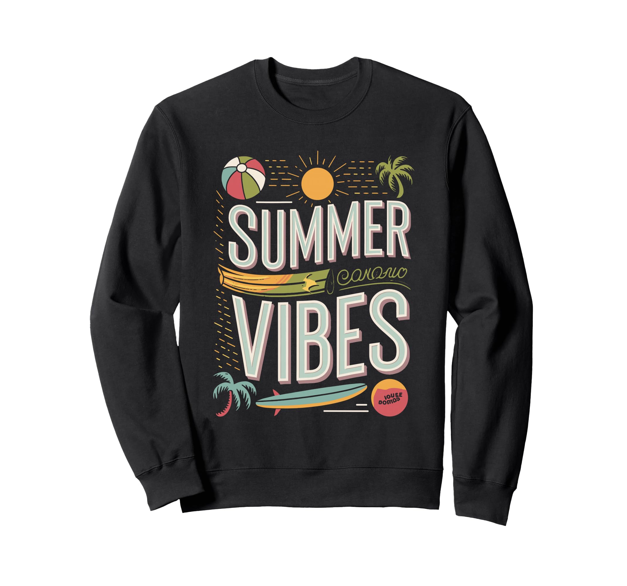 Summer Vibes Flower Power Sweatshirt - Graphic Print Men Women - T-Shirt, Sweatshirt, Hoodie