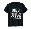 Dibs Third Base Coach Baseball T-Shirt - Custom Art Print for Adults - T-Shirt, Sweatshirt, Hoodie