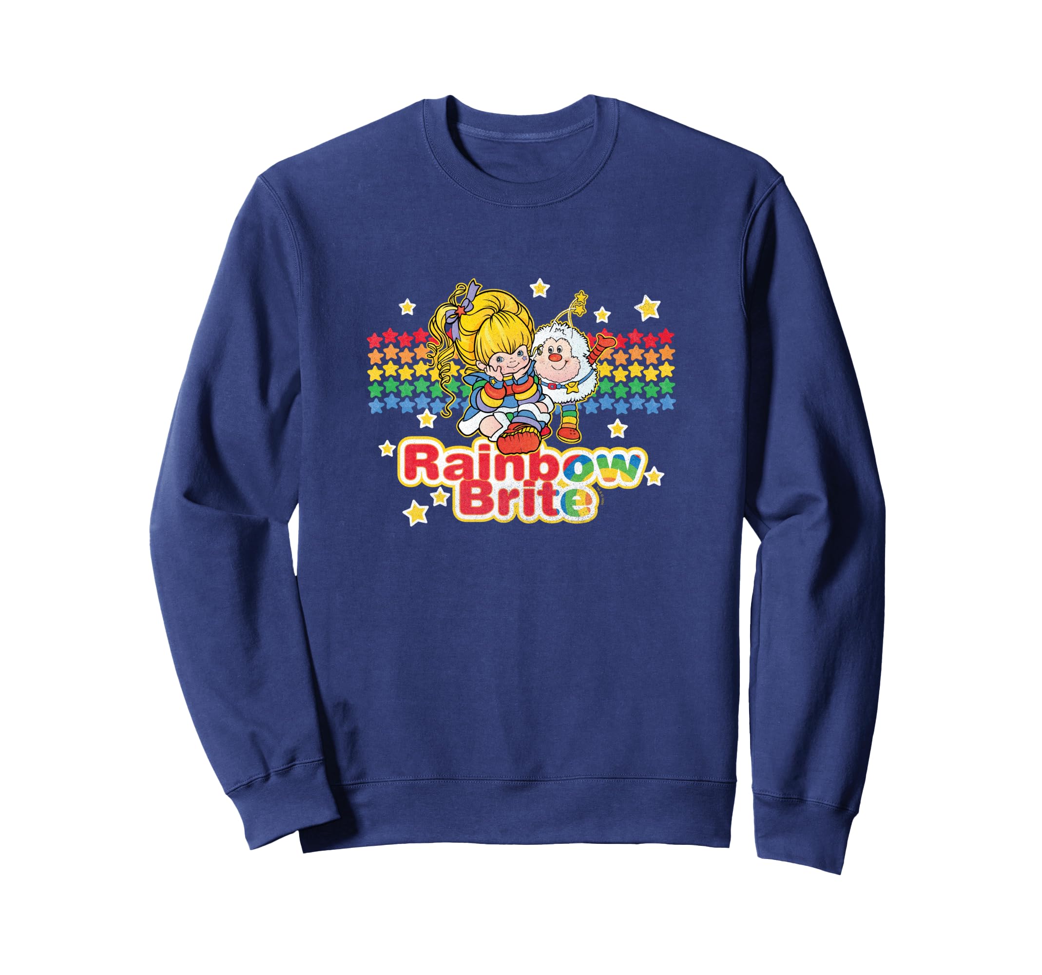 Rainbow Brite Sprite Star Stripes Sweatshirt - Graphic Print Men Women - T-Shirt, Sweatshirt, Hoodie