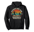 Dad And Son Baseball Partners Life Hoodie - Novelty Apparel Men Women - T-Shirt, Sweatshirt, Hoodie