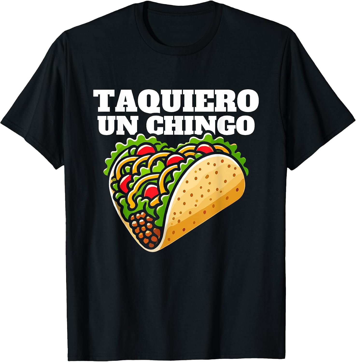 Taquiero un chingo, taco lover valentine - Adult & Kids T-Shirts, Sweatshirts & Hoodies apparel design preview 1
