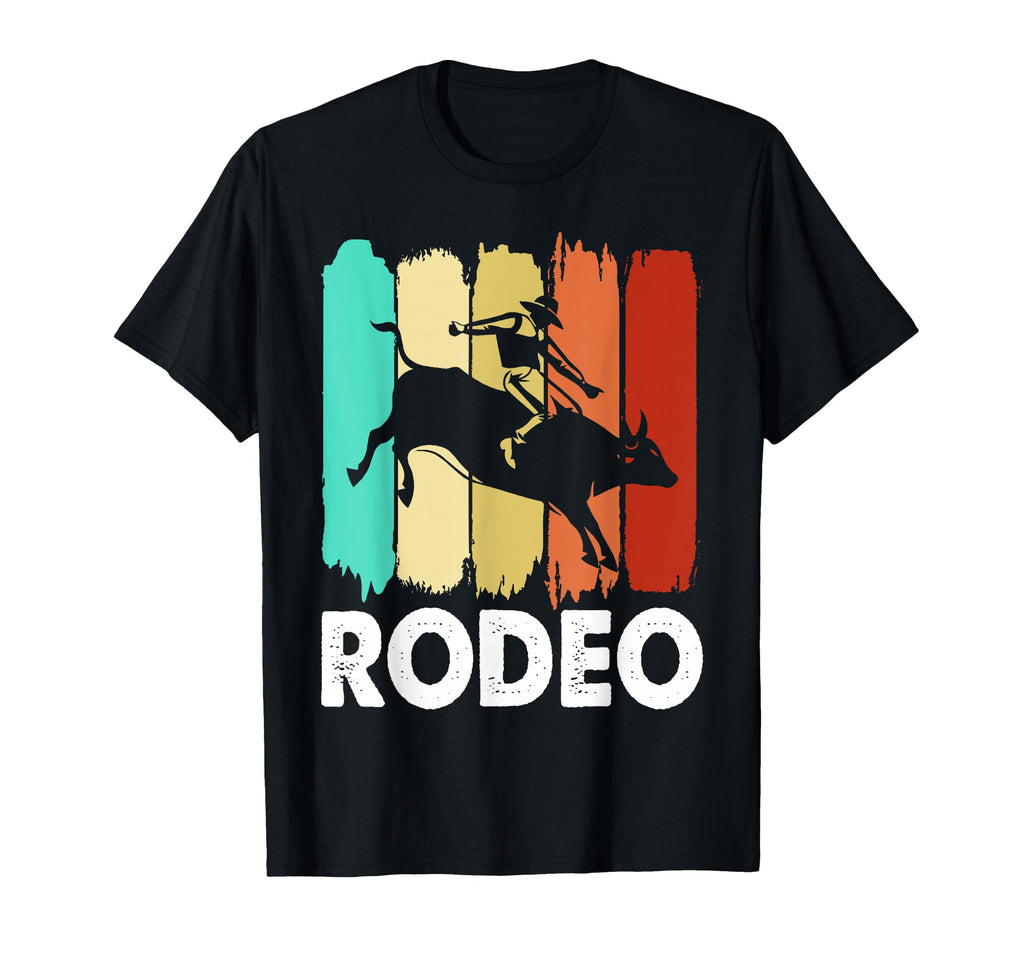 Rodeo Bull Riding Cowboy T-Shirt - Unique Graphic Men Women - T-Shirt, Sweatshirt, Hoodie