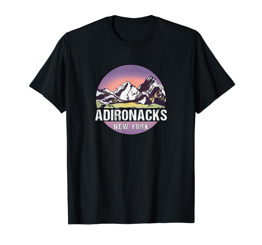 Adirondacks New York Distressed T-Shirt - Graphic Print Unisex - T-Shirt, Sweatshirt, Hoodie
